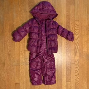 Baby Gap Purple Snowsuit 3T / 3 Years